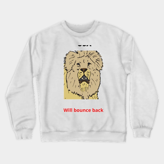 USA will bounce back Crewneck Sweatshirt by Gnanadev